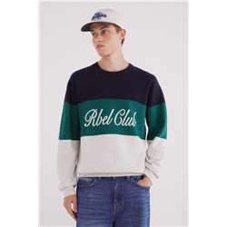 Jersey bloque color texto