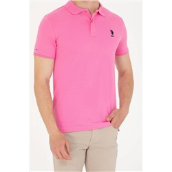 Erkek Pembe Basic Tişört
