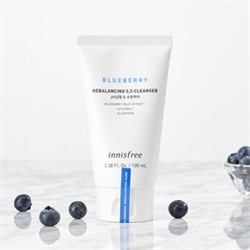Blueberry Rebalancing 5.5 Cleanser, Балансирующая пенка для умывания с экстрактом черники