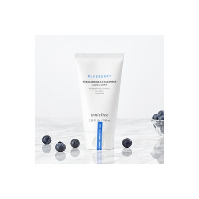 Blueberry Rebalancing 5.5 Cleanser, Балансирующая пенка для умывания с экстрактом черники