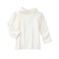 Ruffle Turtleneck
