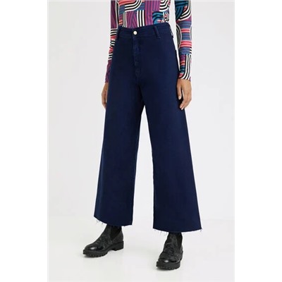 Vaquero culotte cropped