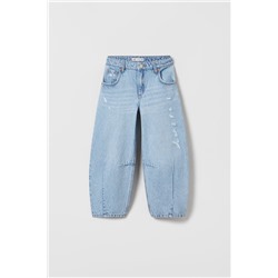 JEANS SLOUCH CROP