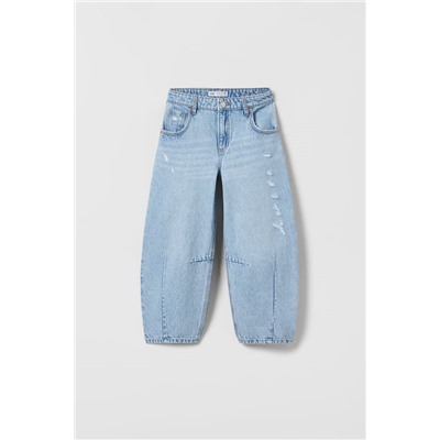 JEANS SLOUCH CROP