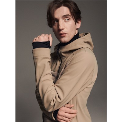 Jacke aus materialmix