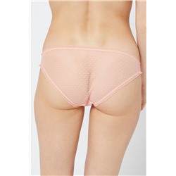 3 braguita Pluma Rosa, blanco y rojo