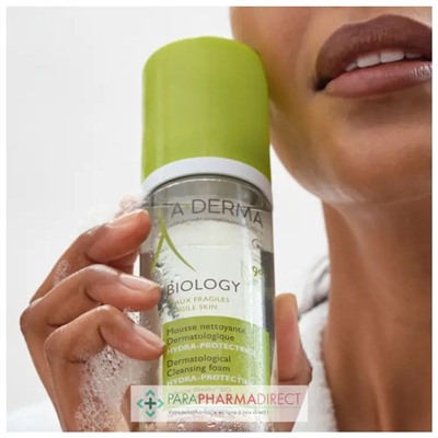 A-Derma Biology Mousse Nettoyante Dermatologique Hydra-Protectrice BIO 150 ml