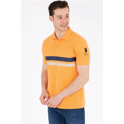 Erkek Turuncu Polo Yaka Tişört