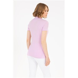 Kadın Manolya Basic Polo Yaka Tişört