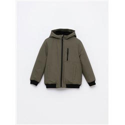HOODED PUFFER JACKET