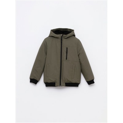 HOODED PUFFER JACKET