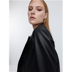 Blazer aus Kunstleder