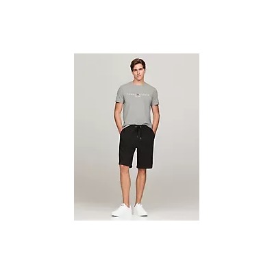 Embroidered Tommy Logo Slim Fit T-Shirt