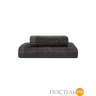 Полотенце велюровое Arya Aiden 70x140 Антрацит