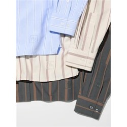 Camisa oxford oversize rayas