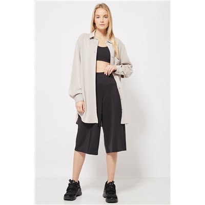Culotte cintura alta Negro