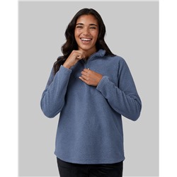 WOMEN'S SHORTHAIR SHERPA 1/4 ZIP TOP