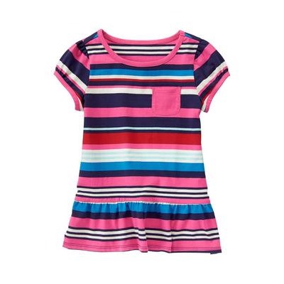 Striped Peplum Tee