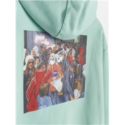 Hoodie mit künstlerischem Druck