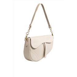 Bolso de piel Beige y dorado - Firenze Artegiani