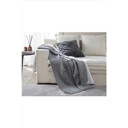 English Home Love Yourself Akrilik Tv Battaniye 130x170 cm Gri 10036930