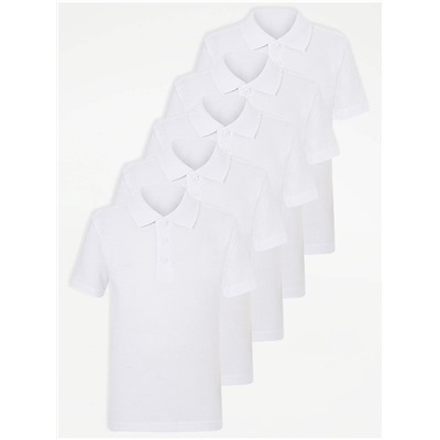 School Polo Shirt 5 Pack