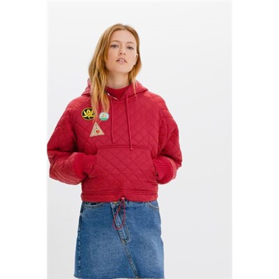 Sudadera padded con parches