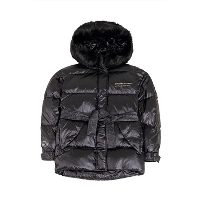 Anorak con capucha Negro