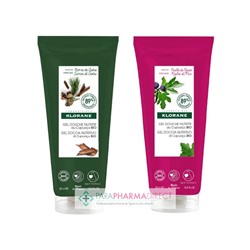 Klorane Cupuaçu Gel Douche Nutritif Ecorce de Cèdre + Gel Douche Nutritif Feuille de Figuier 2x200mlLot  × 2