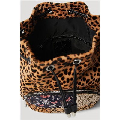 Bolso saco animal print