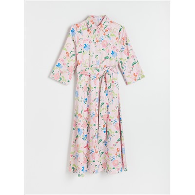 Gemustertes Maxikleid