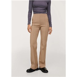 Pantalón algodón costuras -  Mujer | MANGO OUTLET Melilla