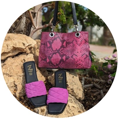 Ab.Zapatos 3420 BENEDETTO+PELLE serpiente 1019 FUXIA АКЦИЯ