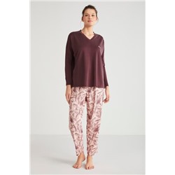 Yumuşak dokulu pijama takımı