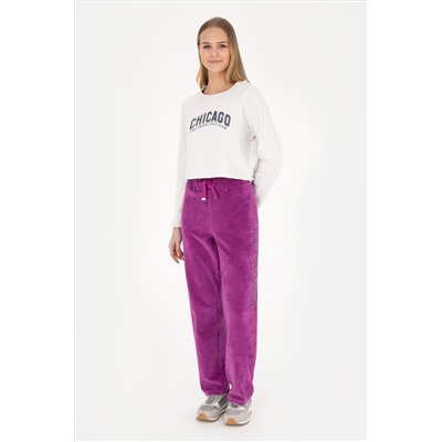 Kadın Taş Bisiklet Yaka Sweatshirt