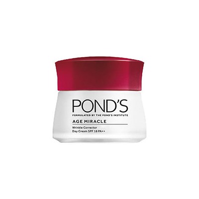 Омолаживающий дневной крем против морщин для лица серии Age Miracle SPF18PA+++ от Pond's 50 гр / Pond's Age Miracle Wrinkle Corrector Day Cream SPF18PA+++ 50 g