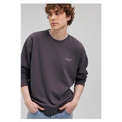MaviLogo Baskılı Gri Sweatshirt 0610704-80932