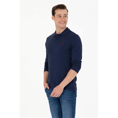 Erkek Lacivert Basic Sweatshirt