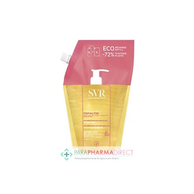 SVR Topialyse Huile Lavante Anti-irritations Relipidante 24h Eco-Recharge 1L