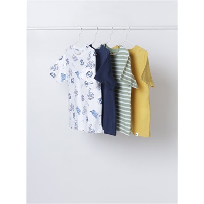 4-PACK OF ASSORTED SHORT SLEEVE T-SHIRTS