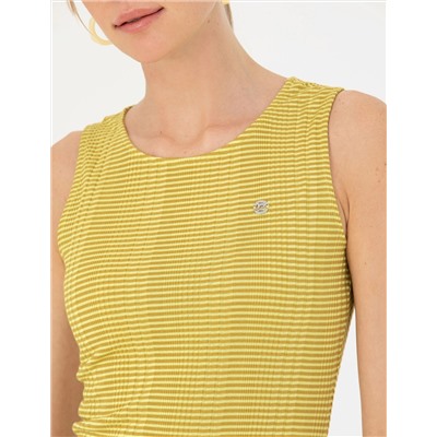 Yeşil Slim Fit Örme Elbise