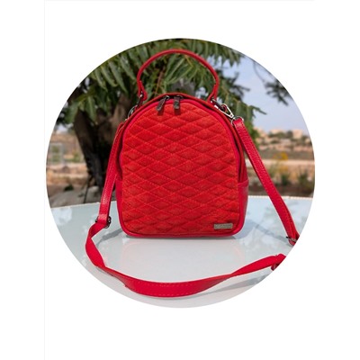 РАСПРОДАЖА Сумка - рюкзак AB.Z · Pelle · mochila 421 (650) ROJO В НАЛИЧИИ В РОССИИ