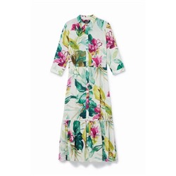 Vestido camisero midi