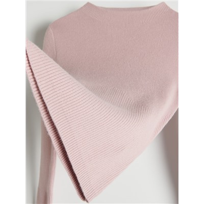 Pullover aus geripptem Strickstoff