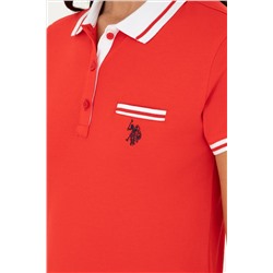 Kadın Kırmızı Polo Yaka Tişört