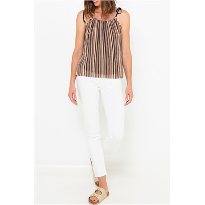 Camiseta de tirantes Azul y blanco