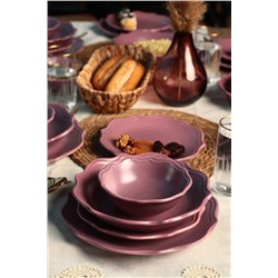 Keramika Romeo Mat Violet Yemek Takımı 24 Parça 6 Kişilik TY002024F990A0000000AET600