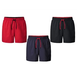 LIVERGY® Badeshorts Herren, Gummizugbund mit Kordel, Innenhose aus feiner Netz-Qualität