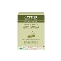 Cattier Argile Verte Ultra-Ventilée Montmorillonite Illite 250g