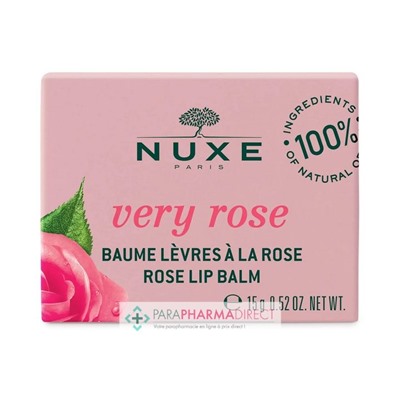 Nuxe Very Rose Baume Lèvres à la Rose 15 g